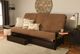 Kodiak Furniture Phoenix Marmont Mocha/Espresso Queen Storage Futon with Mattress-1