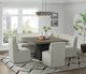 Elements International Jemma 6-Piece Gray Dining Set-1