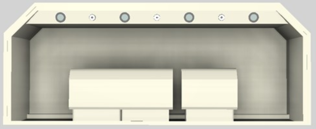 Vent-A-Hood® Designer Series 60" Biscuit Wall Mounted Range Hood-4