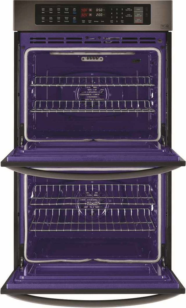 LG 30" Black Stainless Steel Double Electric Wall Oven-3