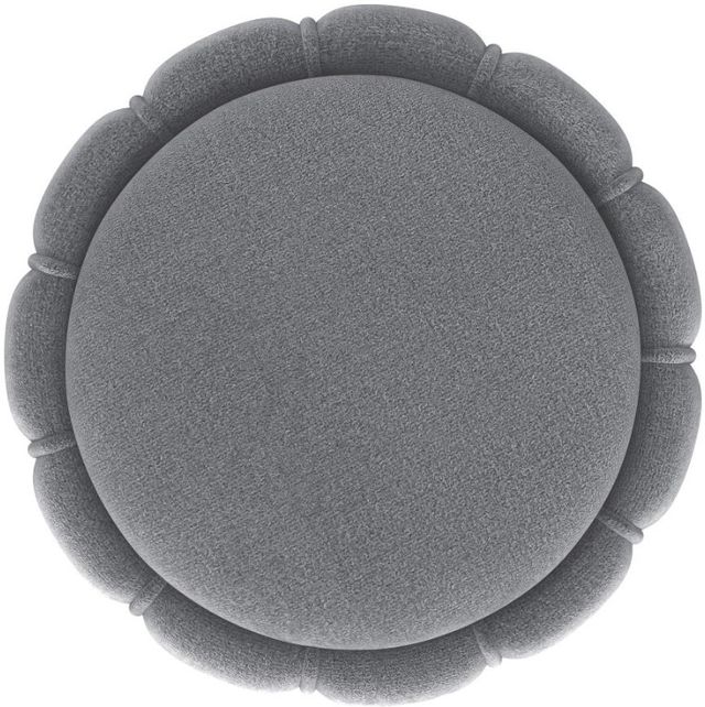 Coaster® Sora Gray Ottoman-1