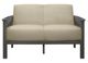 Homelegance® Lewiston Antique Gray/Light Brown Loveseat-2