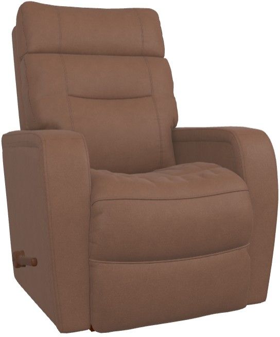 La-Z-Boy® Baron Mocha Leather Manual Wall Recliner-0