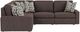 Flexsteel® Customizable Sky 5-Piece Fabric Modular Sectional-3
