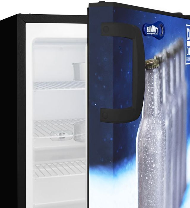 Summit® 2.7 Cu. Ft. Black/Decal Beer Cooler/Kegerator-2