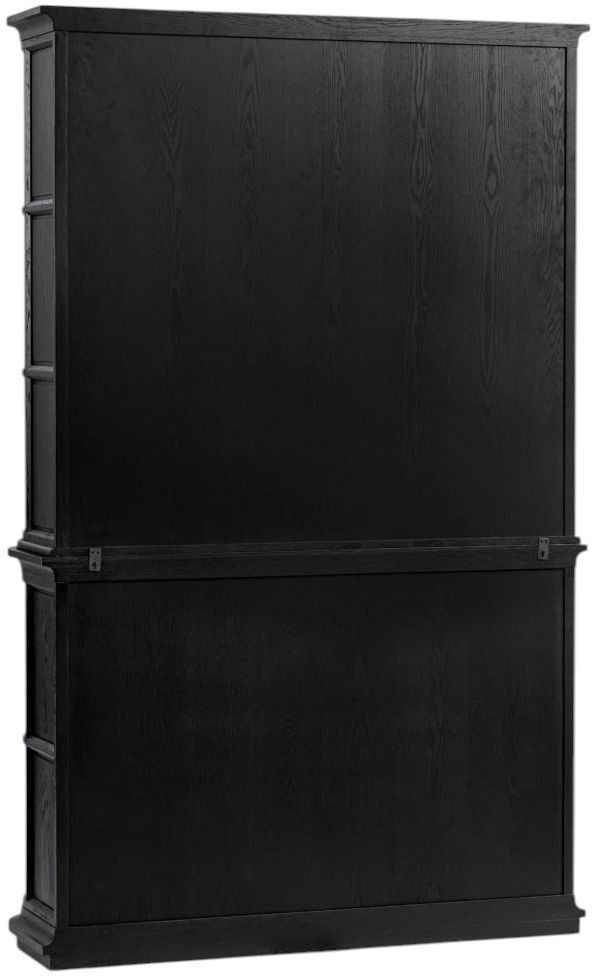 Classic Home Carson Loft Black Display Cabinet-4