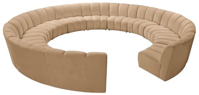 Meridian Furniture Infinity 12-Piece Camel Modular Sectional-0