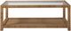Universal Explore Home™ Escape-Coastal Living Home Long Key Glass Top Cocktail Table with Brown Base-3