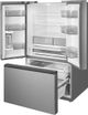 Midea 36" 26.5 Cu. Ft. Stainless Steel Counter Depth French Door Refrigerator with Dual Icemakers-1