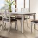 Furniture of America® Hinwitz 7-Piece White Oak Dining Table Set-3