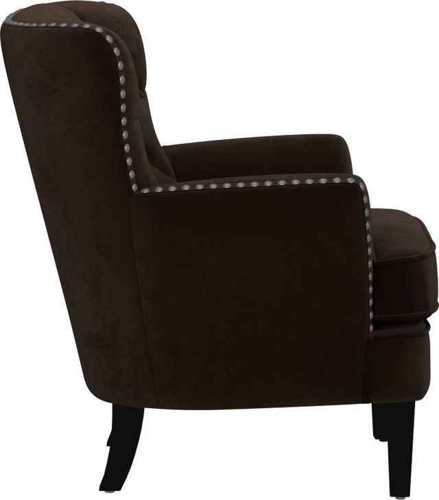 Emerald Home Noelle Dark Brown Velvet Accent Chair-4