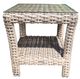 CabanaCoast® Customizable Riverside SolWeave® Wicker 21'' Outdoor Square Side Table-1
