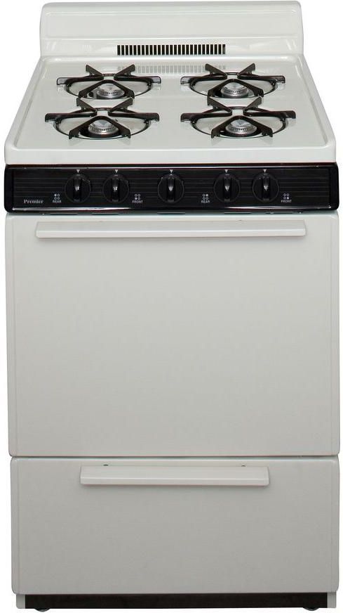 Premier 24" Biscuit Freestanding Gas Range-0