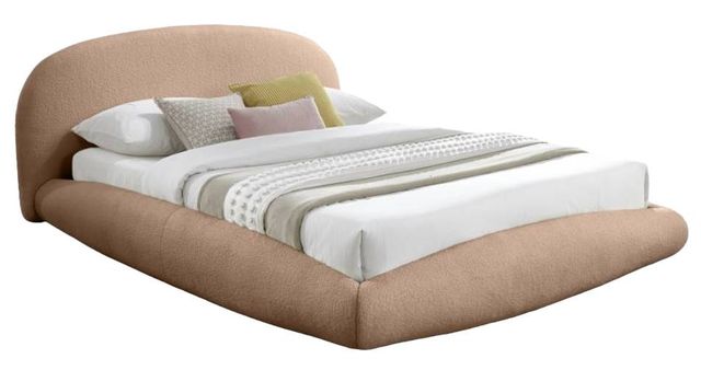 Meridian Furniture Genesis Beige Full Upholstered Floating Panel Bed-0