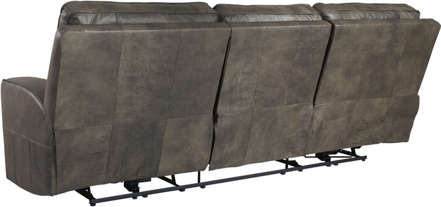 Signature Design by Ashley® Game Plan Concrete Power Reclining Sofa-2