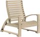 C R Plastics St. Tropez Beige Lounge Chair-0