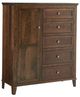 Archbold Furniture Customizable Amish Essentials Belmont Cherry Chifforobe-0
