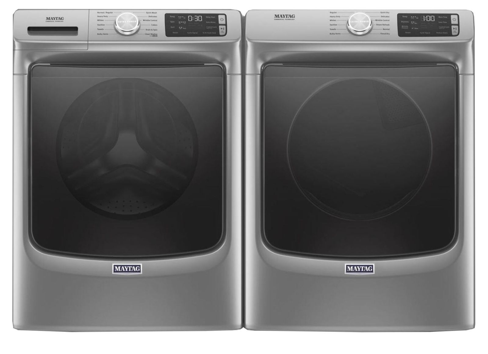 Maytag® Metallic Slate Front Load Laundry Pair