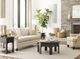 Hammary® Lillith Vintage Black Round Coffee Table-1