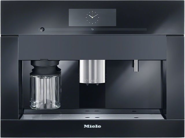 Miele 24" Plumbed Built In Coffee System-Obsidian Black-0