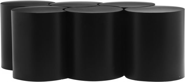 Meridian Furniture Dimple 6-Piece Matte Black 16" Modular Nesting Coffee Table Set-0