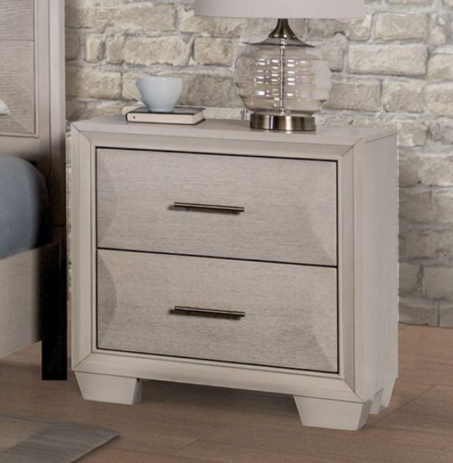 Furniture of America® Hinwitz 4-Piece White Oak Queen Bedroom Set-3