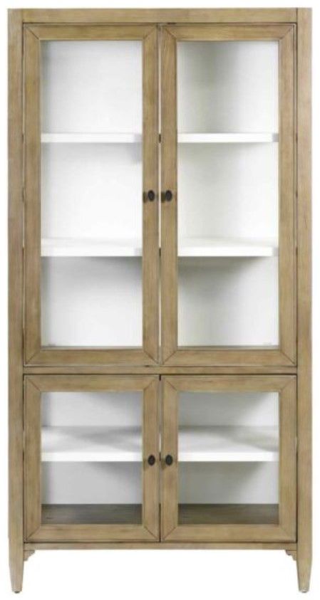 Martin Furniture Bluff Point Tawny Brown Dining Display Cabinet-1