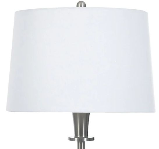 Stylecraft Brushed Steel 65" Floor Lamp-1