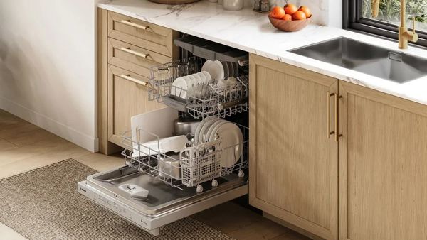 Café Stainless Steel Top Control Built In Dishwasher Cafe 24" Fingerprint Resistant Stainless Steel Top Control Built In Dishwasher