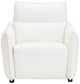 Michael Amini® Mia Bella Snow White Leather Power Recliner-1