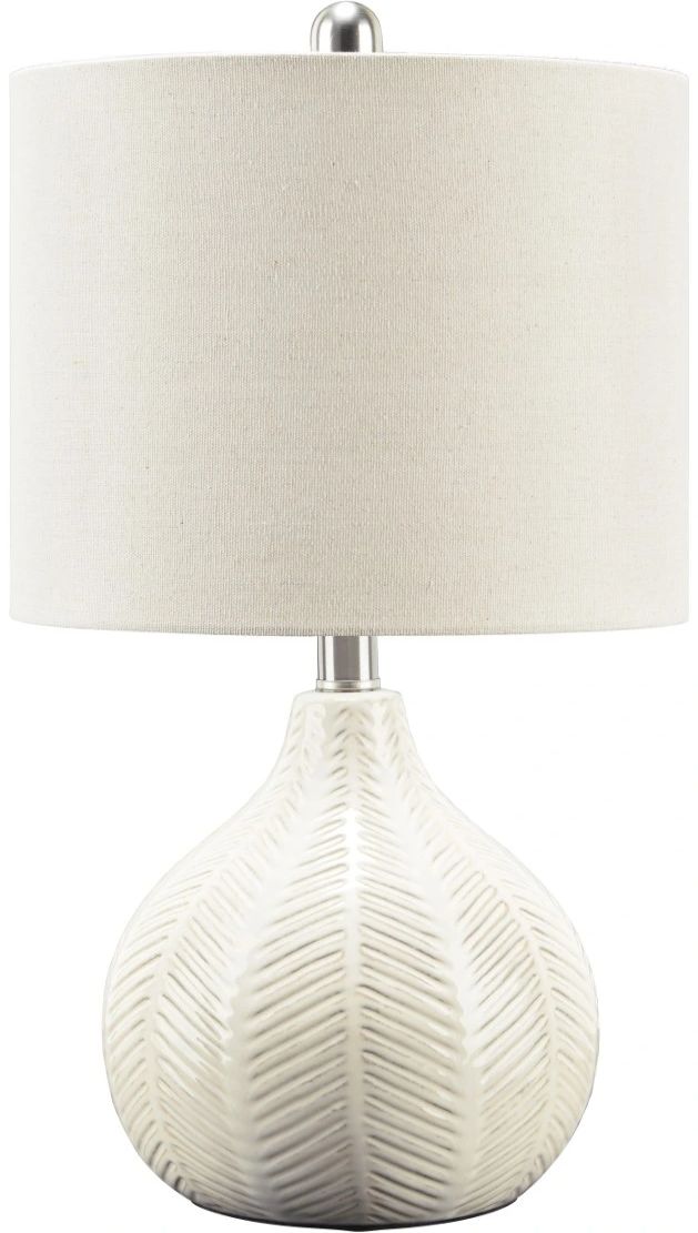Signature Design by Ashley® Rainermen Off White Ceramic Table Lamp-0