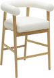 TOV Furniture Spara Natural/White Vegan Leather Counter Stool-0