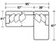Jackson Furniture Kingston 2-Piece Pewter Right Arm Facing Sectional and Chaise-4