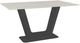 Amisco Customizable Amelia 60" Rectangular Dining Table with 0.5" Italian Porcelain on Glass Top-0