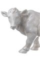 A & B Home Hector White Cow Statuette-1