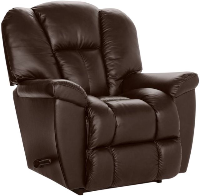 La-Z-Boy® Maverick Dark Chocolate Leather Manual Wall Recliner-0