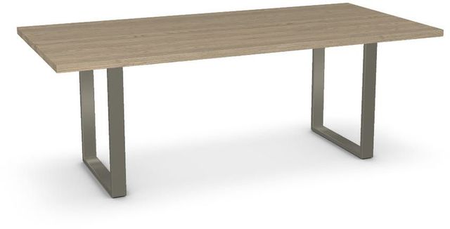 Amisco Customizable Burton 84" Solid Ash Table-0