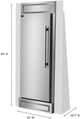 FORNO® Maderno 32" 13.6 Cu. Ft. Stainless Steel Built-In Column Refrigerator-4