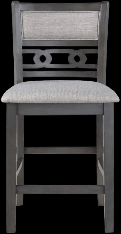 New Classic® Home Furnishings Gia Gray Counter Dining Chair-2