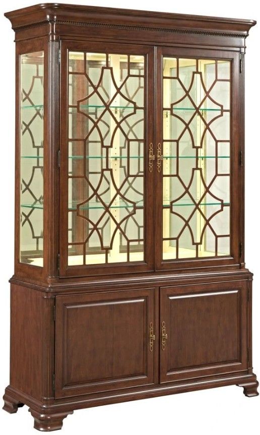 Kincaid® Hadleigh Wild Black Cherry China Cabinet-0