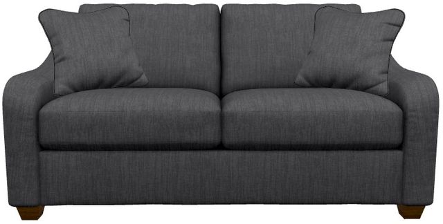 La-Z-Boy® Charlie Navy Apartment-Size Sofa-1