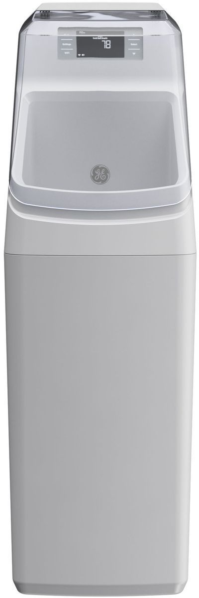 GE® White 35,000 Grain Capacity Smart Water Softener-0