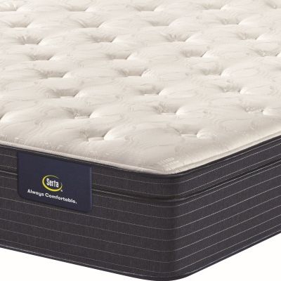 Serta® Serta Classic™ Wrapped Coil Plush Euro Top King Mattress-1