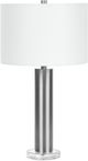 Monarch Specialties Inc. 28"H Silver Acrylic Table Lamp-0