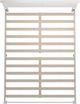 Rize Home Cottage Style Gloss White Twin Panel Bed-1
