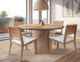 International Furniture Direct Giza Beige/Natural Dining Side Chair-1