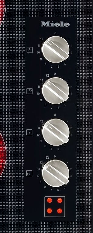 Miele 25” Stainless Steel Electric Cooktop with Four Cooking Zones-1