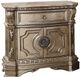 ACME Furniture Northville Antique Silver Nightstand with Marble Top-0