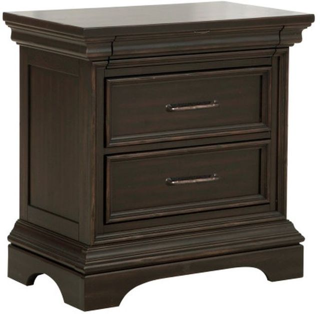 Pulaski™ Caldwell Deep Brown Nightstand-0