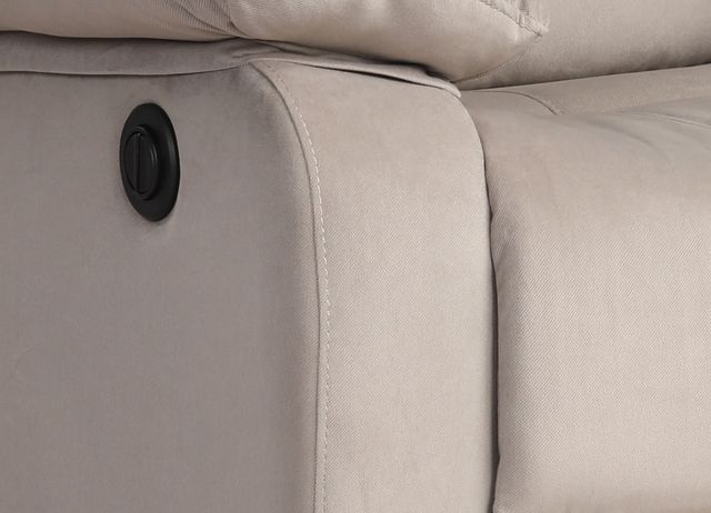 Milton Green Stars Light Brown Power Recliner Chair with Comfort Back-3